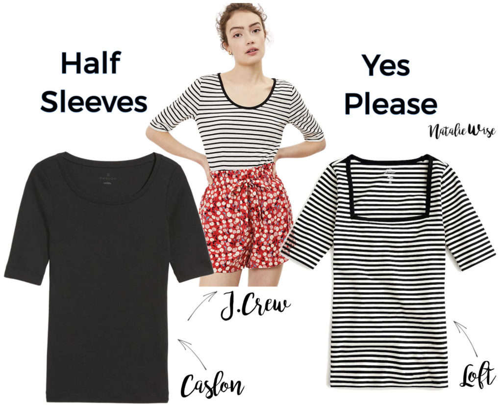 What is Half Sleeve Length in Clothing? - Natalie Wise Blog